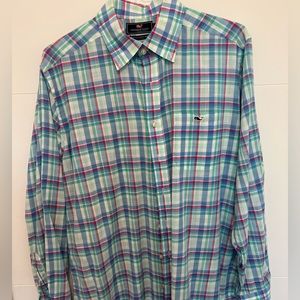 Vineyard Vines slim fit tucker dress shirt-sz Large